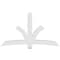 Ekena Millwork Davenport Architectural Grade PVC Gable Bracket, 84"W x 49"H x 6"D x 6"F, 14/12 Pitch GBP084X49X0606DAV00 - alternate 4